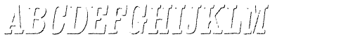 Kiln Serif Shadow Italic font specimen