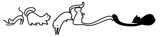 Kitten Dingcats character specimen 6