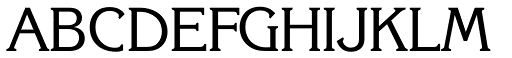 Korinth Serial font specimen