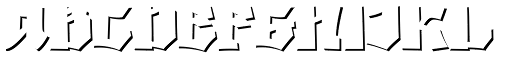 Kwaktur ShadowOnly font specimen