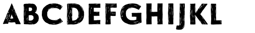 Le Havre Hand Fill font specimen