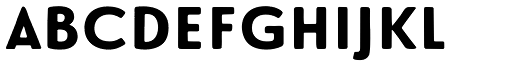 Le Havre Rough Basic font specimen