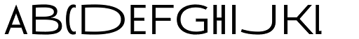 Le Havre Width Regular font specimen