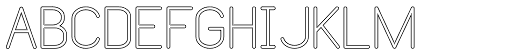 Lemonite Hollow Regular font specimen