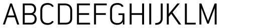 Lintel font specimen