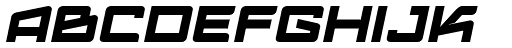 Logofontik 4F Italic font specimen