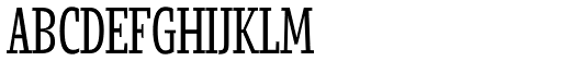 Loka Compressed Regular font specimen