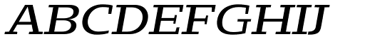 Loka Expanded Oblique font specimen