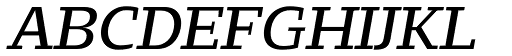 Loka Extended Oblique font specimen