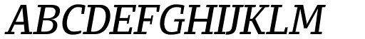 Loka Oblique font specimen