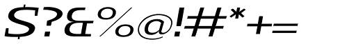 Loka Ultra Expanded Oblique character specimen 6