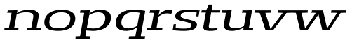 Loka Ultra Expanded Oblique character specimen 4