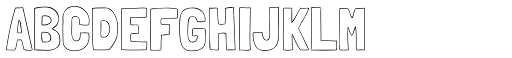 Londrina Outline font specimen
