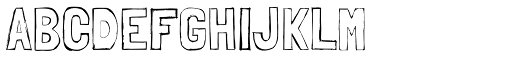 Londrina Sketche font specimen