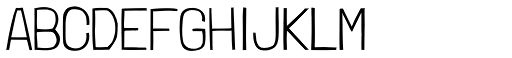 Londrina Thin font specimen