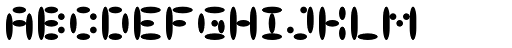 Lysosome font specimen