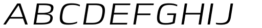 Lytiga Pro Extended Italic font specimen