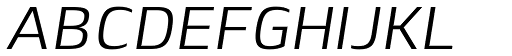 Lytiga Pro Italic font specimen