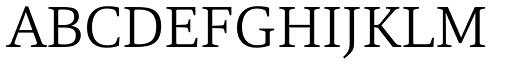 Mangan Light font specimen