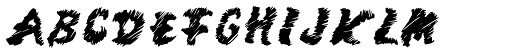 Mango Scribble font specimen