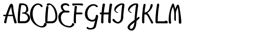 Marista font specimen