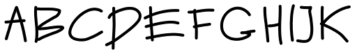 Mateur font specimen
