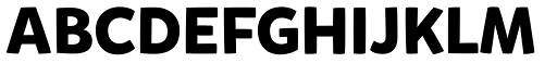 Mikado Bold DEMO font specimen