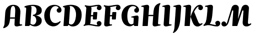 Mimix TRIAL Bold font specimen