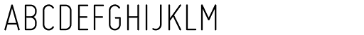Miso Light font specimen