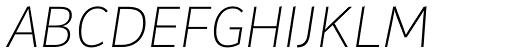 Mixa Extra Light Demo font specimen