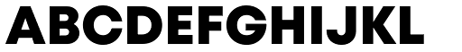 Mont Heavy DEMO font specimen