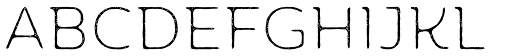 Moreno Rust Two XThin font specimen