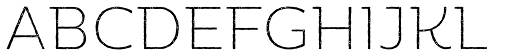 Moreno Rust XThin font specimen