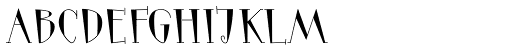 Mortelle font specimen