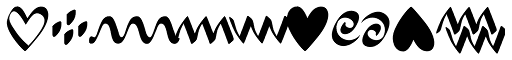 Mrs Grey Pattern font specimen