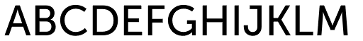 Museo Sans 500 font specimen