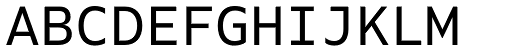 Native font specimen