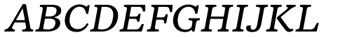 NCT Larkspur DEMO Italic Regular font specimen