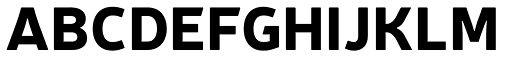 Neris Black font specimen