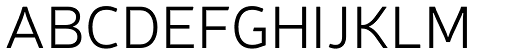 Neris Light font specimen