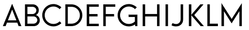 Neue Hans Kendrick Regular font specimen