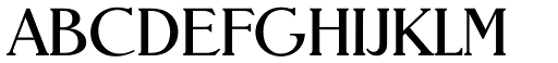 Nevada Serial font specimen