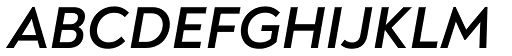 Noah Bold Italic font specimen