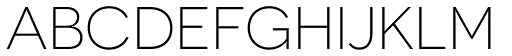 Novecento Sans Wide Light font specimen
