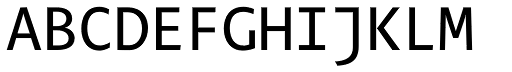 Novel Mono DEMO font specimen