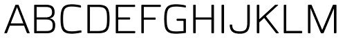 Objet Light font specimen