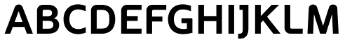 Oblik Bold font specimen