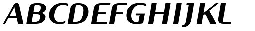 Oblik Classic Bold Italic font specimen