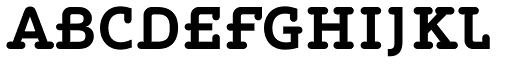 Oblik Serif Bold font specimen
