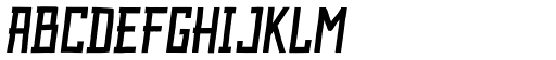 Omar Italic font specimen